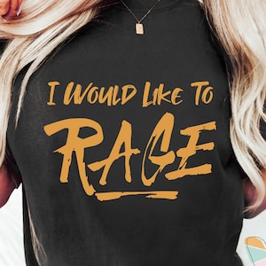 I Would Like To Rage DnD Shirt, Barbarian D&D Dungeons And Dragons Class T Shirt, Funny DnD Gift For Him or Her Tee, Barbarian Cool Shirt