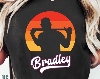 Custom Name Baseball Shirt, Personalized Baseball Custom Birthday Gift TShirt, Baseball Mom Shirt, Custom Baseball Shirt for Women Gift Tee
