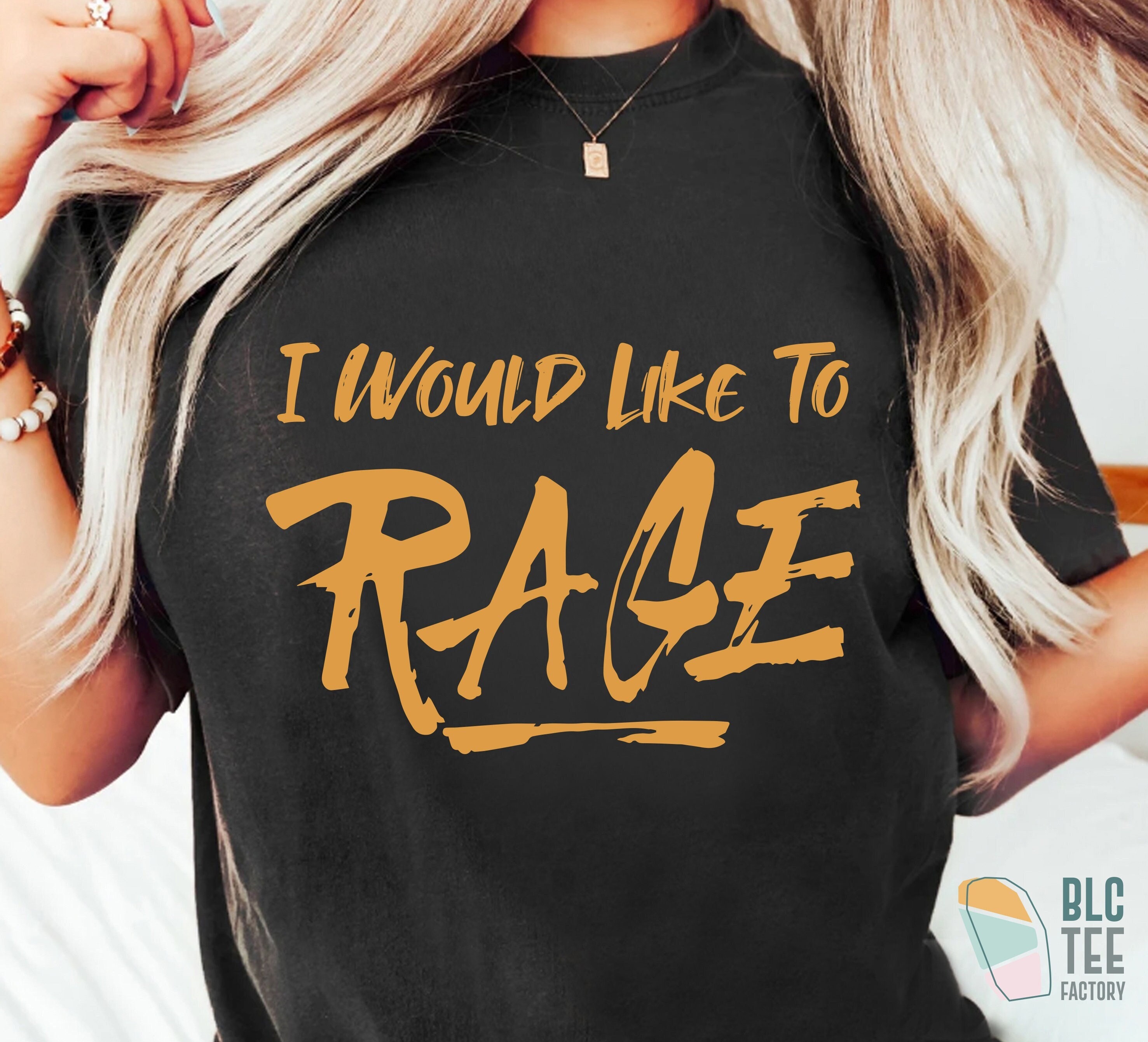 I Would Like To Rage DnD Shirt, Barbarian D&D Dungeons And Dragons Class T Shirt, Funny DnD Gift For Him or Her Tee, Barbarian Cool Shirt