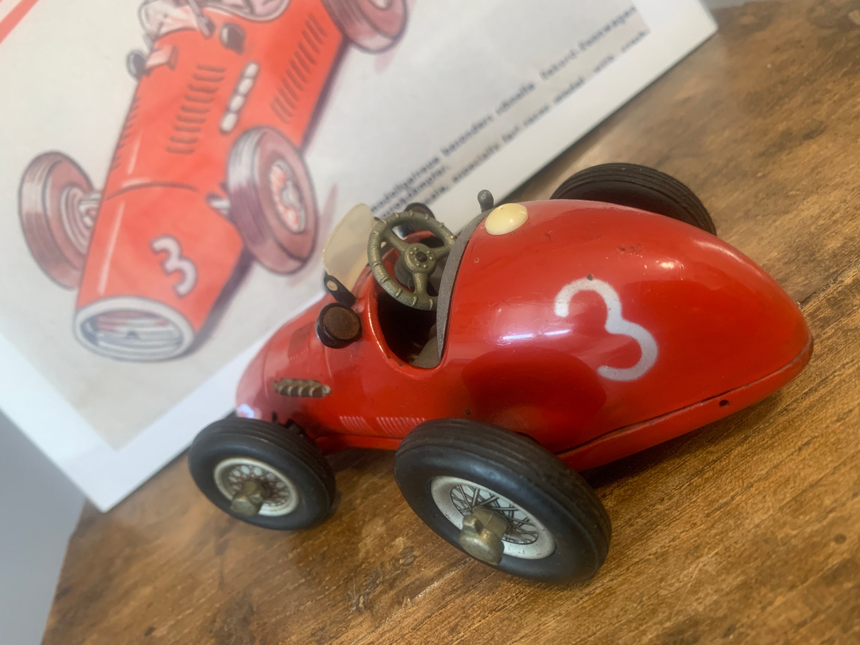 Vintage Schuco Grand Prix Racer #1070, Rare Collectible Gift Vintage Schuco Grand Prix Racer #1070, Rare Collectible Gift