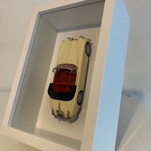 JAGUAR XK 150 Drop-Head Coupe - Modello di auto Dinky in scala 1:43 incorniciato, regalo di compleanno o di Natale (199)