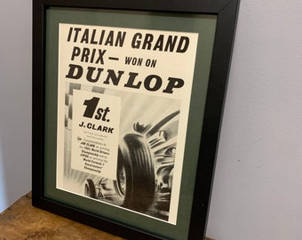 Italian Grand Prix 1963 Framed wall art print poster, Birthday gift, display in home, office, man cave (A144)