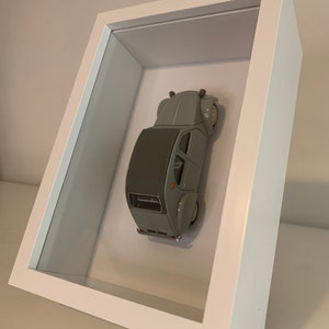 CITROEN 2CV 1957 - Framed Dinky 1:43 scale model car