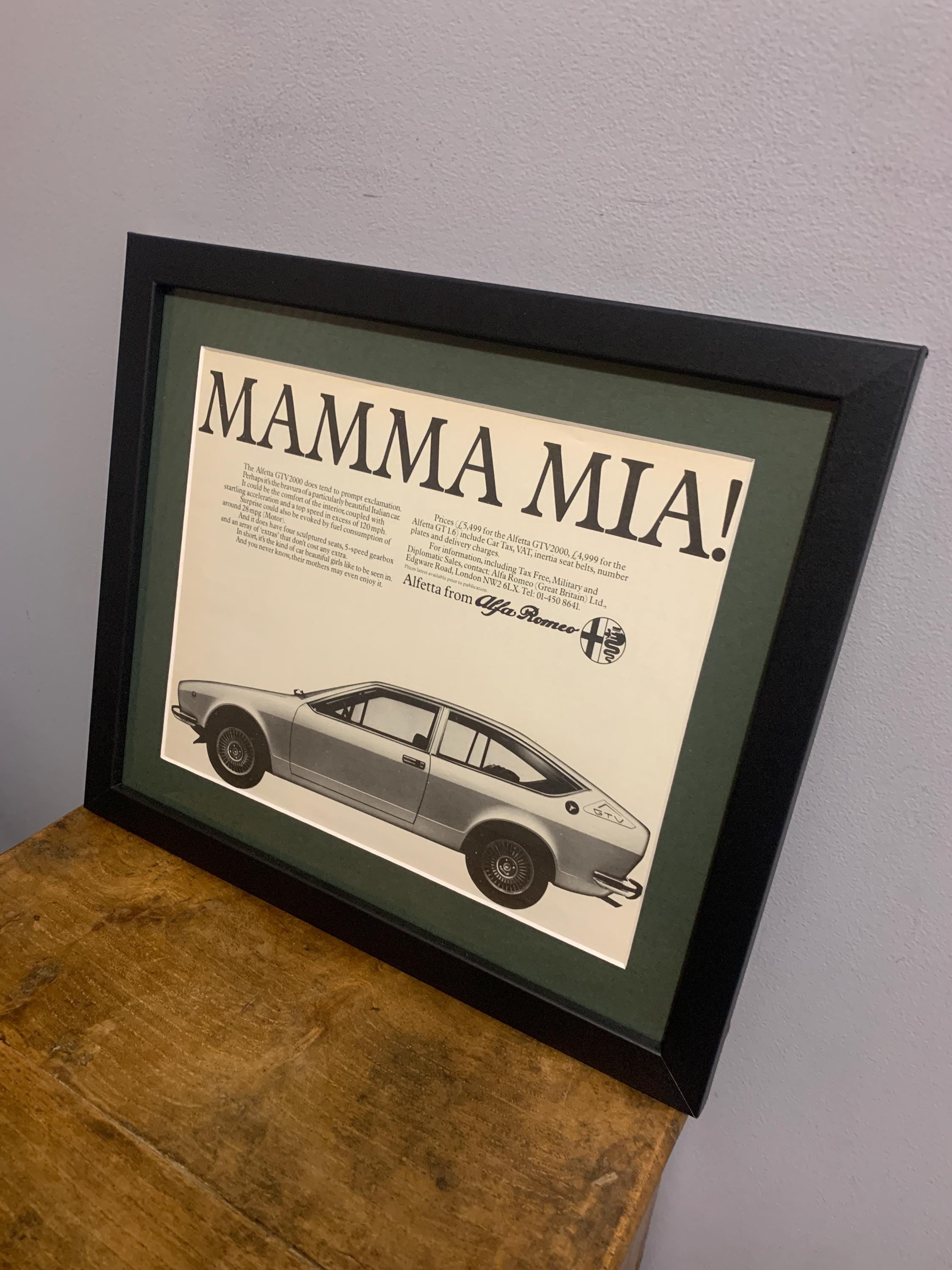Plaque métal vintage Parking Alfa Romeo
