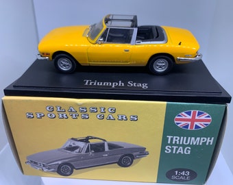 TRIUMPH Stag modello in scala 1:43 di Atlas Editions, regalo di compleanno o di Natale (796)