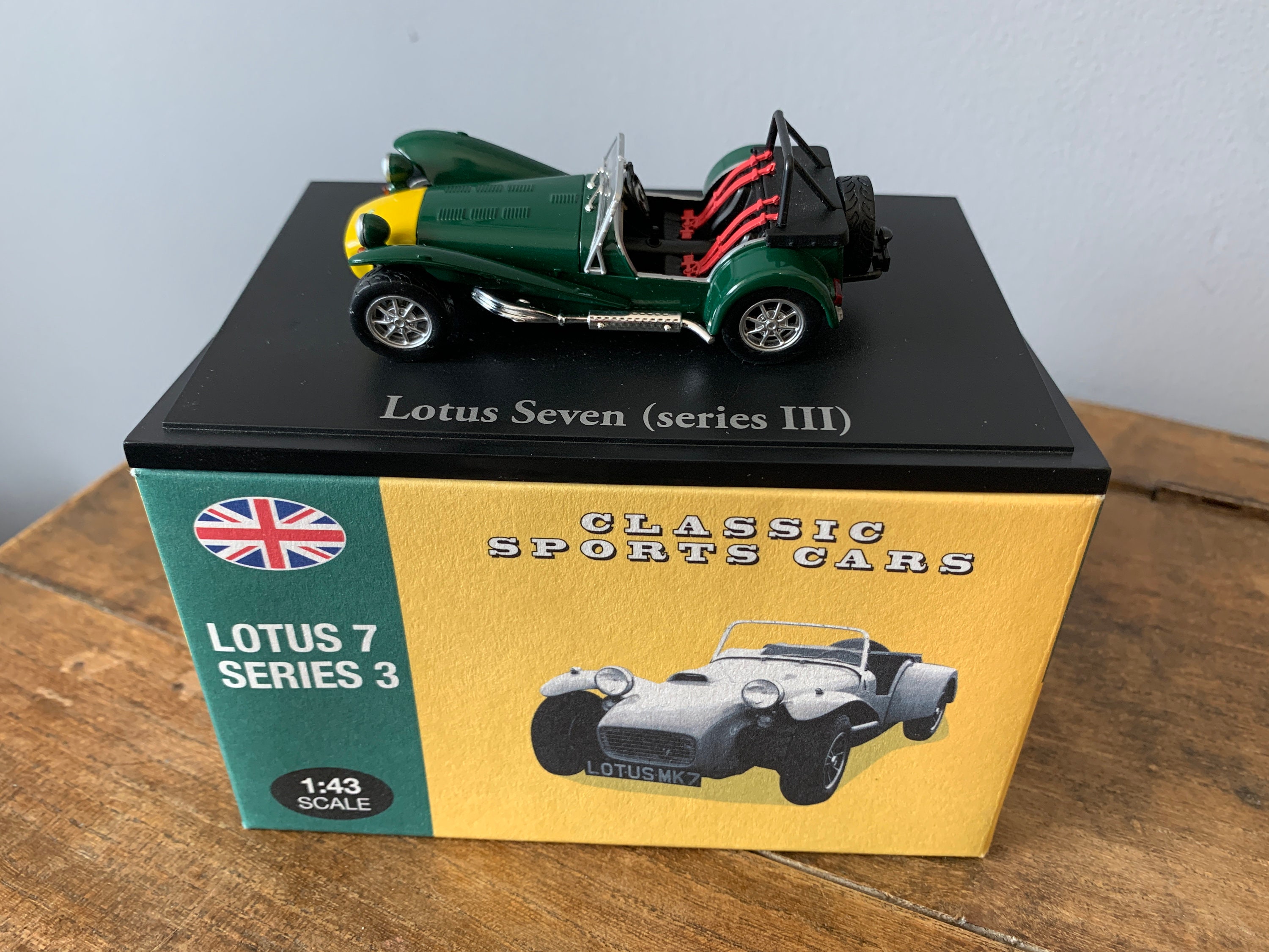 LOTUS Seven S3 1:43 Scale Model by Editions Atlas, Perfect