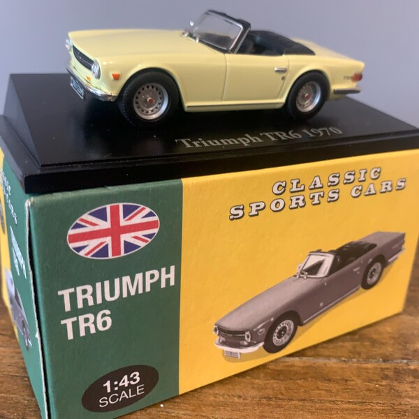 Solido 1969 TRIUMPH TR6 1-43 Scale A Century of Cars Mint In Box