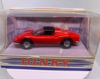 FERRARI DINO 246 GTS 1973, vintage Dinky 1:43 scale model car, Fathers day - Birthday gift (416)