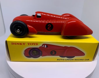 AUTO-UNION Racing Car by Atlas Dinky, retro model car # 23D (114)