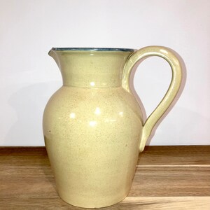 Kasso Pottery Cream Water Pitcher
