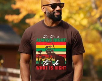 Martin Luther King T-Shirt: Black History, Juneteenth, African American Heritage