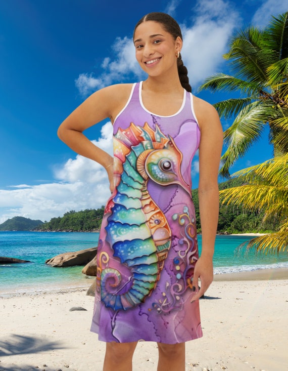 tank top beach dress 1920s rare BUTTERFLY beaded RHINESTONE dress small