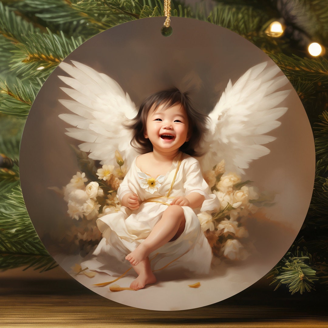 Angel Baby Christmas Ornament 