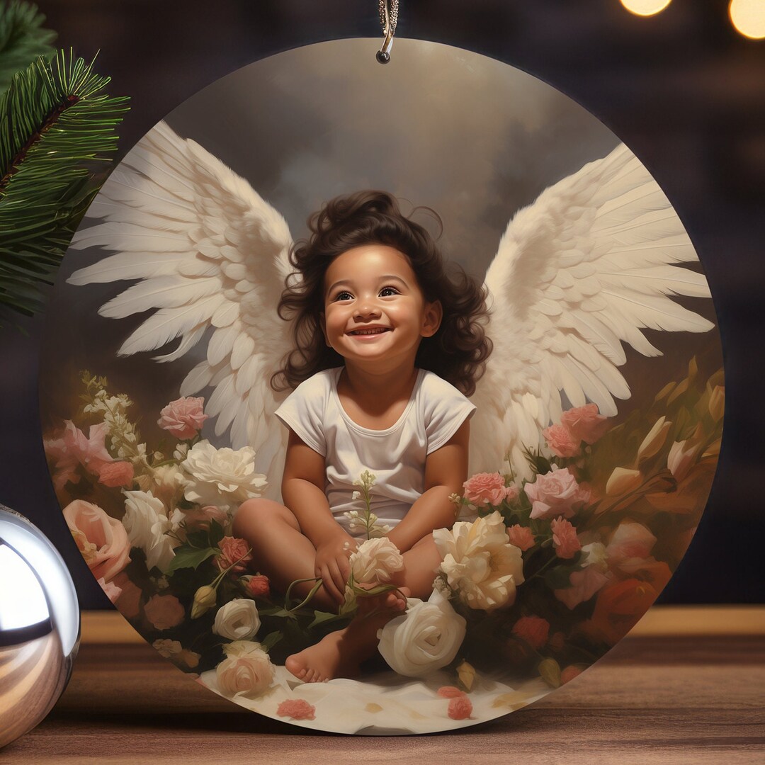 Angel Baby Christmas Ornament 
