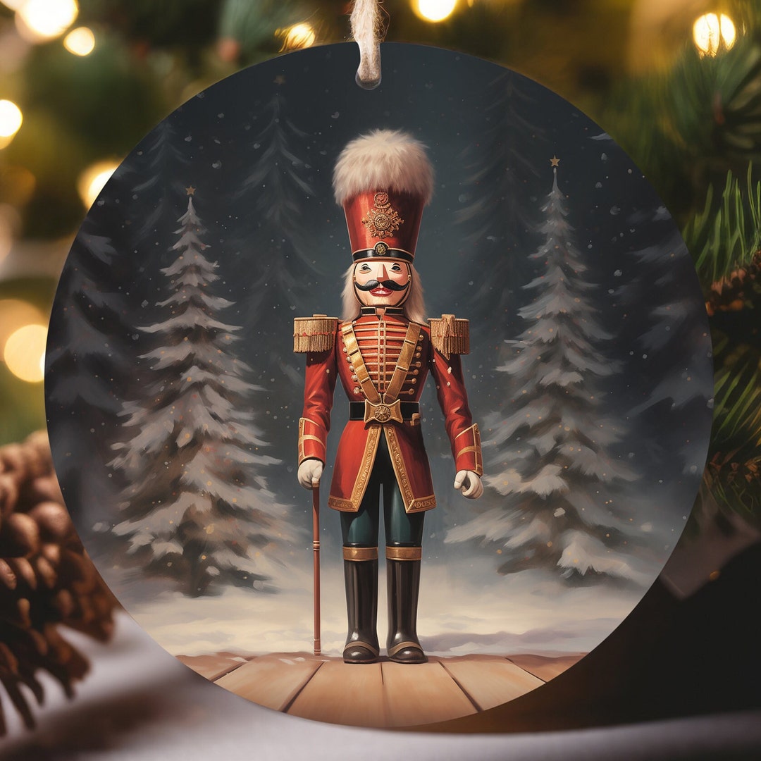 Red Toy Soldier Ornament Nutcracker Ornament Nutcracker Etsy