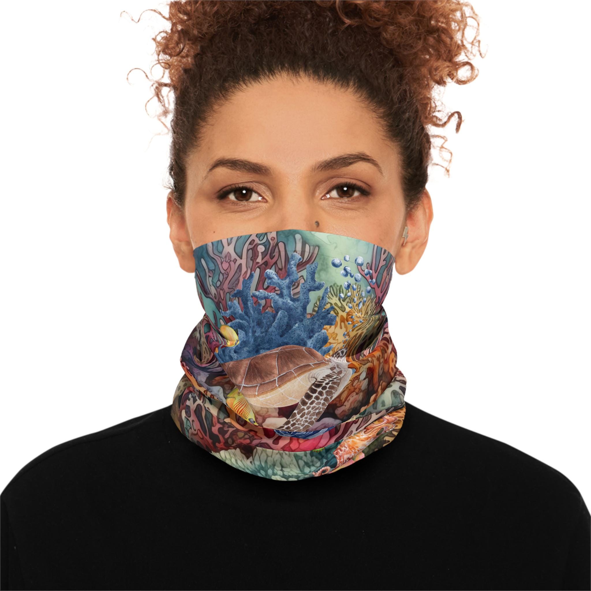 Multifunktions-Bandana Mit Schildkröten-Motiv - Vielseitiger Gesichtsschal Für Outdoor & Sport