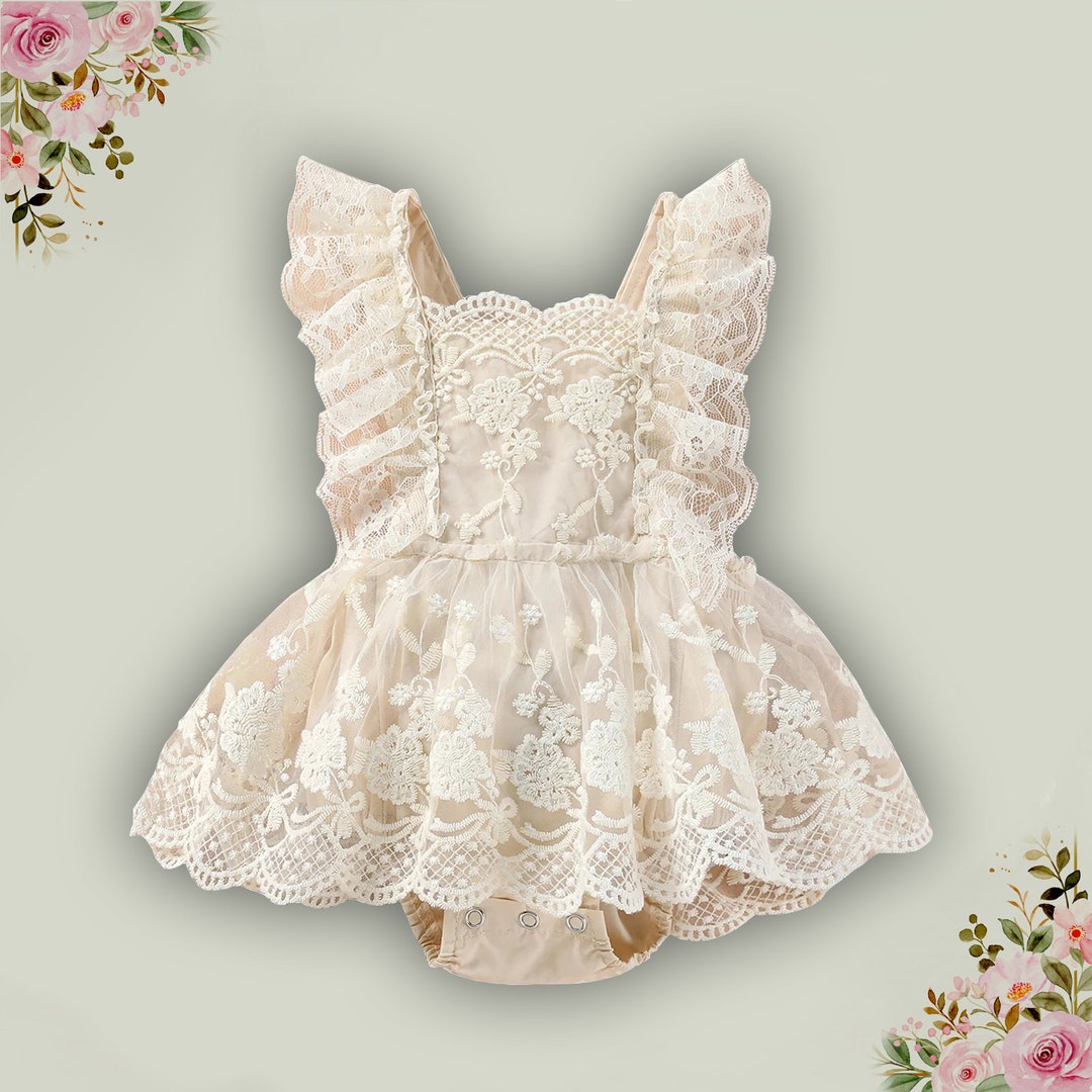 Baby Girl Flower Dress Baby Girl Party Dress Baby Girl Etsy