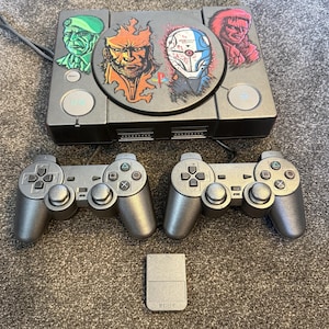Spezialanfertigung Metal Gear Solid PS1 Konsole