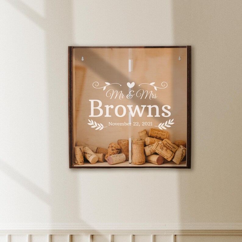 Wedding Guest Book for Wine Lovers Gift, Wine Cork Holder, Wine Cork