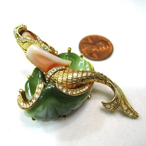 Hattie Carnegieのマーメイドブローチ A Vintage Mermaid From the Sea Brooch, Unsigned Hattie