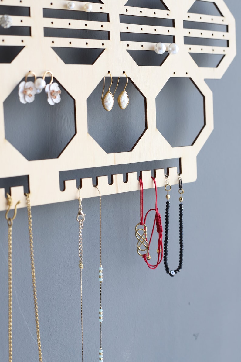 Wall Decor Jewelry Stand, Laser Cut Jewelry Hanger, Wall Hanger