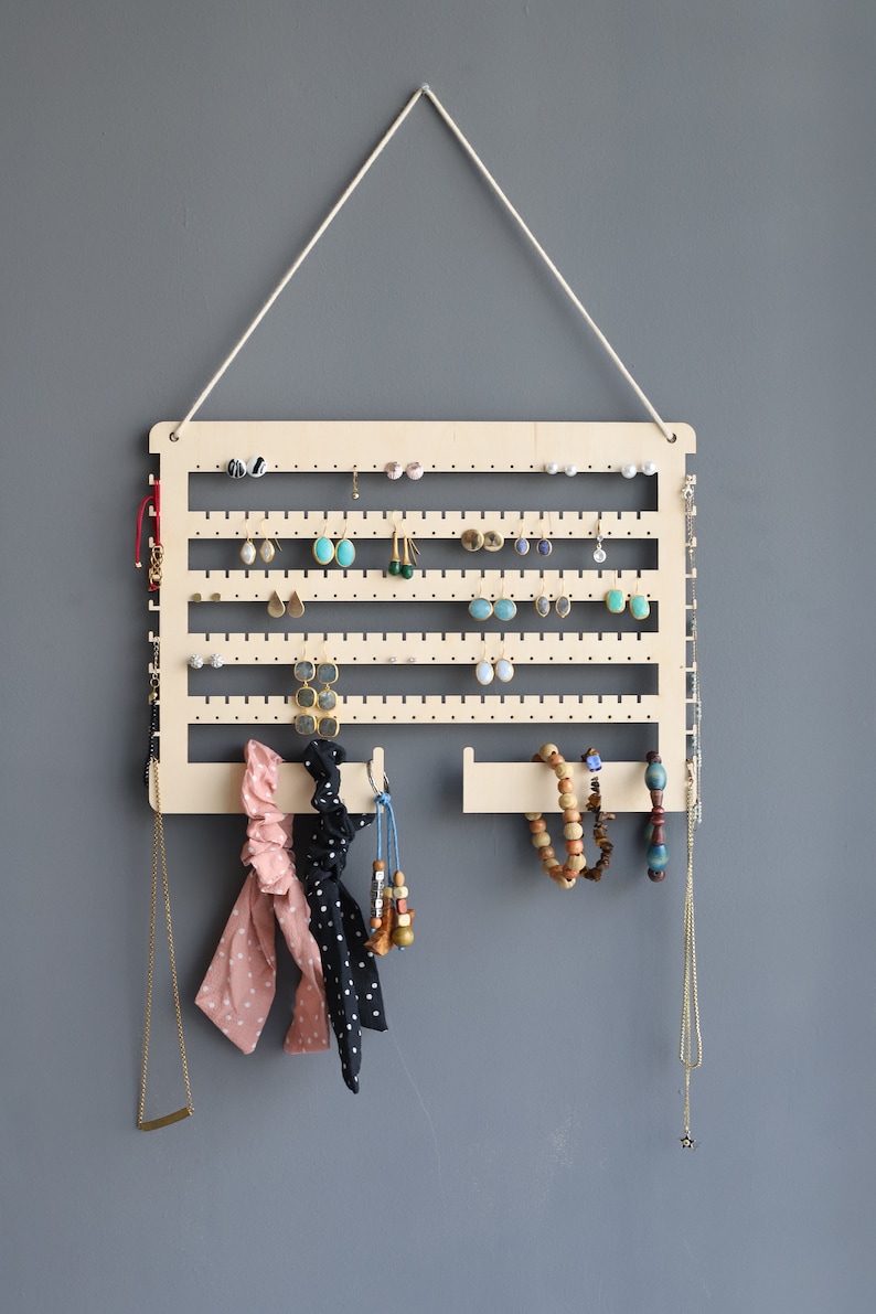 Wall Decor Jewelry Stand, Laser Cut Jewelry Hanger, Wall Hanger