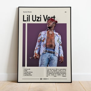 Lil Uzi Vert Poster, Pink Tape Album Poster, Music Wall, Pink Tape Poster  Tracklist Album - Printiment