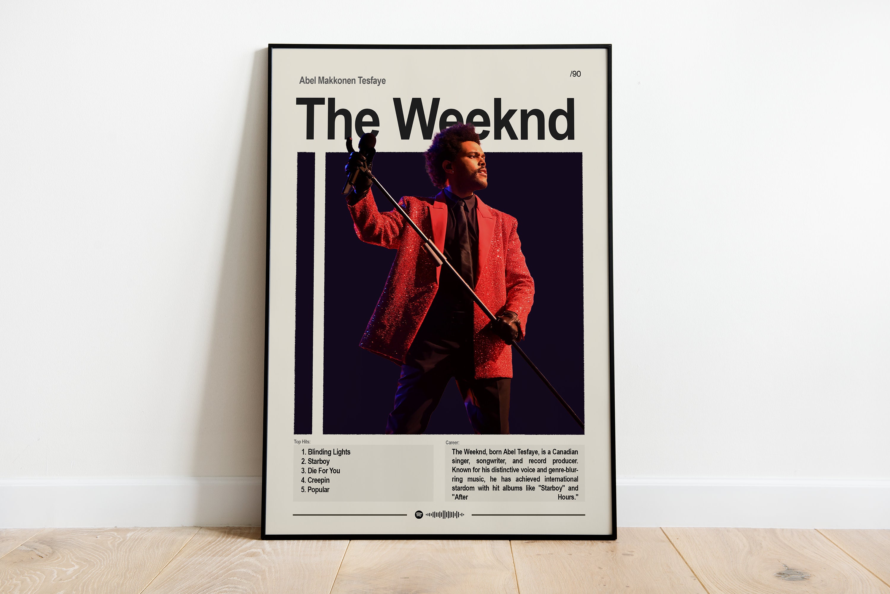 After Hours Minimalist Poster - The Weeknd  The weeknd, The weeknd poster,  Music poster design