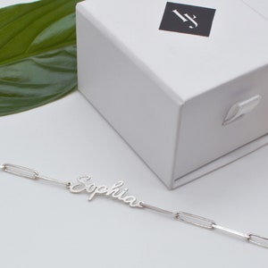 Sterling Silver Name Bracelet: Personalized Custom Jewelry