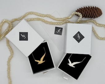 Sterling Silver Seagull Necklace