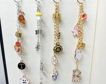 Charm Bookmark Custom Surprise Charm Bookmark Gold Charm Bookmark Silver Charm Bookmark Book Lover Gift Book Club Gift Bookmark with Charm