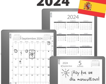 Diario 2024 para Kindle Scribe ESP (Diario para 2024)