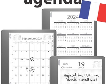 Agenda 2024 pour Kindle Scribe FR (Agenda 2024)