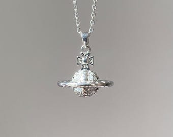 Limited Edition Nana Anime Mini Aurora Orb Planet Pendant Necklace