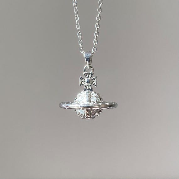 Saturn Mini 19mm Orb Necklace - Etsy