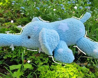Cuddly Elephant Digital Crochet Pattern