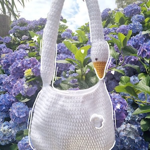 Goose Tote Bag Crochet DIGITAL PATTERN
