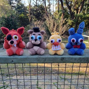 Five Nights Friends Plush Pack, Bundle of all four patterns