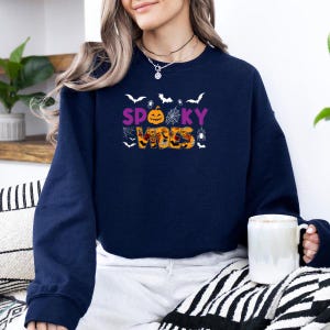Spooky Vibes sweatshirt,  Halloween Shirt, Spooky Sweatshirt, Retro Halloween shirt, Fun Halloween Shirt, Gift for Friend