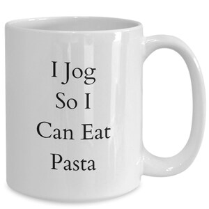 Jogging gift, coffee cup for jogger, fitness coach mug, runner gift, jogger gift,