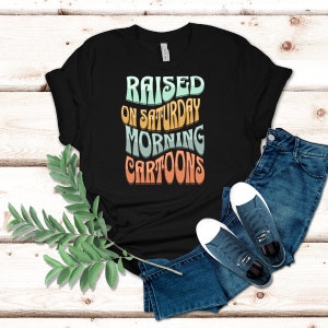 Camisa da geração X, camiseta da geração X, presente para a geração Xer, camisa dos desenhos animados de sábado de manhã, presente para a geração X, camisa da melhor geração