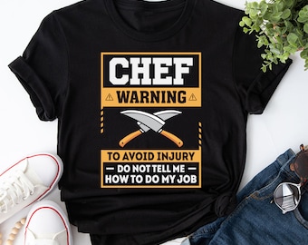 Regalo de chef, camiseta de chef, regalo foodie, chef, regalo culinario, camisa para chef, camisa de chef divertida, camisa foodie, camisa de chef,