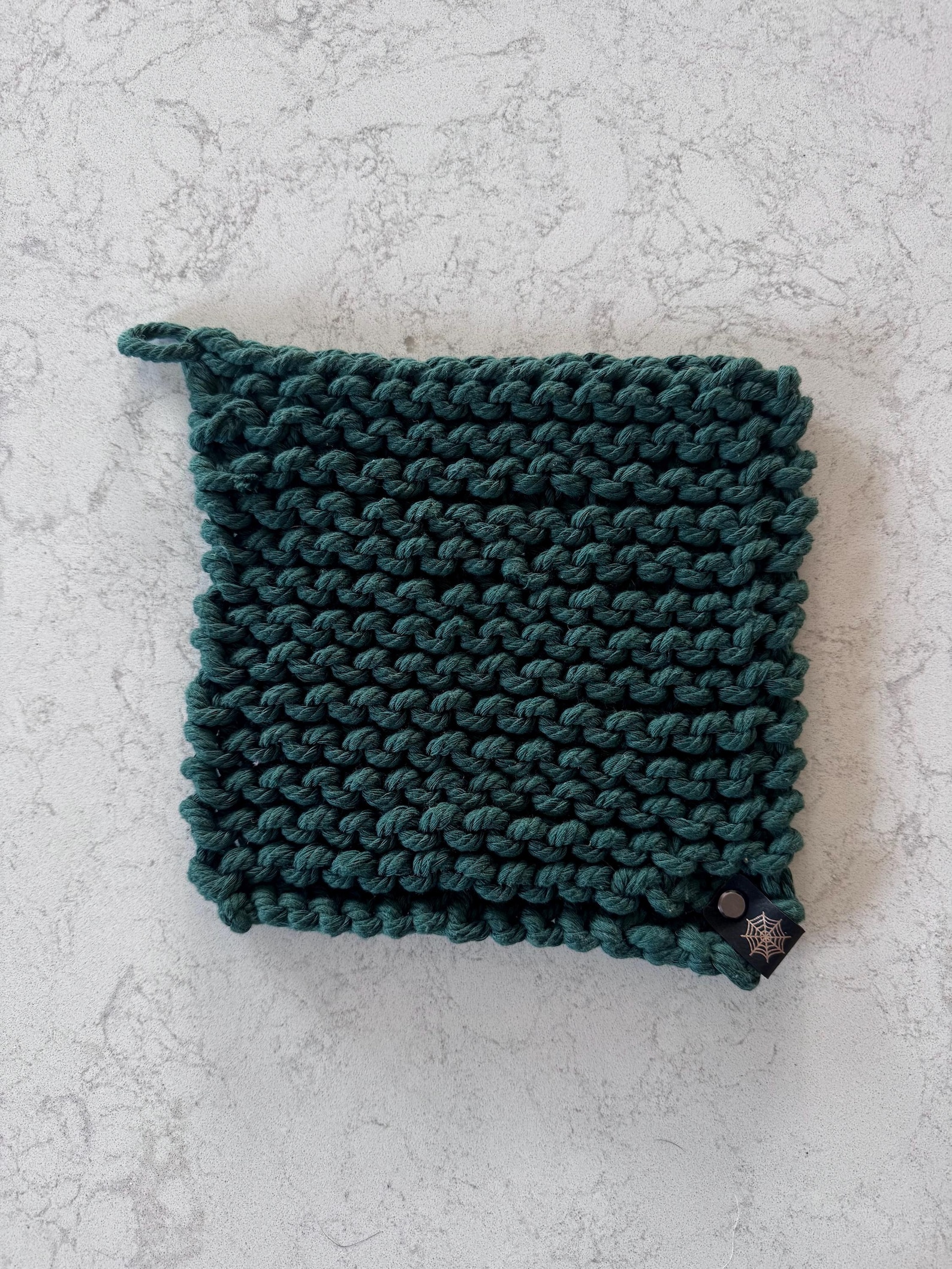 Chunky Knit Pot Holder/trivet - Etsy