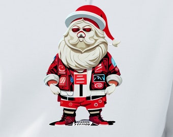 Santa gone bad png| Happy New Year png| Merry Santa Claus sublimate design |old school santa|Santa Face svg|Christmas png|Funny Santa PNG