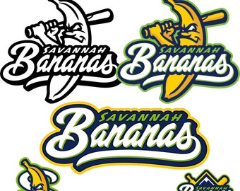 Savannah Banana PNG | Baseball PNG | Baseball design | Digital Download | High Resolution | Banana png | Ball fans |