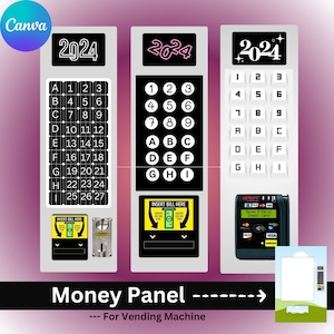 New! Money Panel for Vending Machine Template | 2024