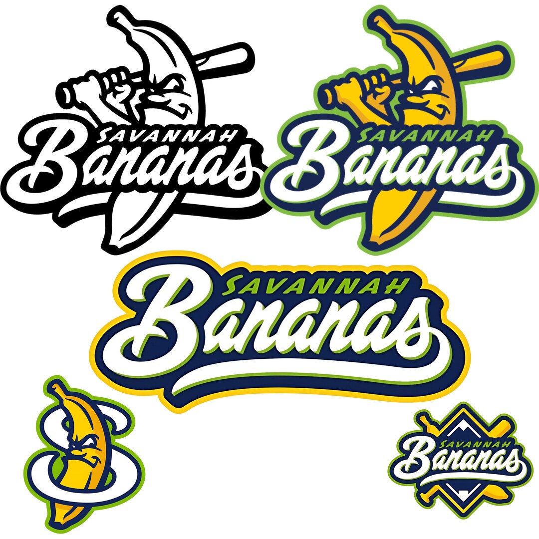 Savannah Banana PNG Baseball PNG Baseball Design Digital Download High