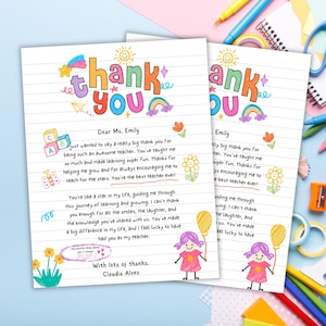 Teacher Appreciation Gift, Printable Teacher Appreciation Week Gift, Thank You Teacher, School Kids Coloring Page, Thank You Teacher Gift