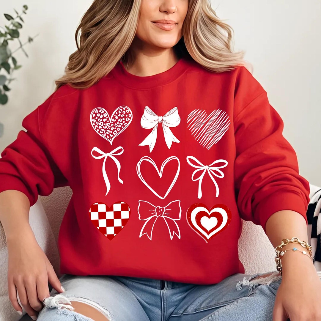 NEW! Valentine Coquette Heart PNG SVG | Valentine's Day Ribbon Bow Png ...
