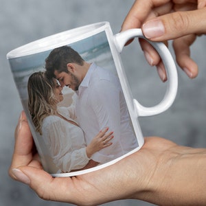 Custom Mugs, Personalized Photo Mugs - Picture Coffee Mugs | Christmas Gifts, Birthday Gift, Anniversary Gift, friends gift,valentine&#39;s day